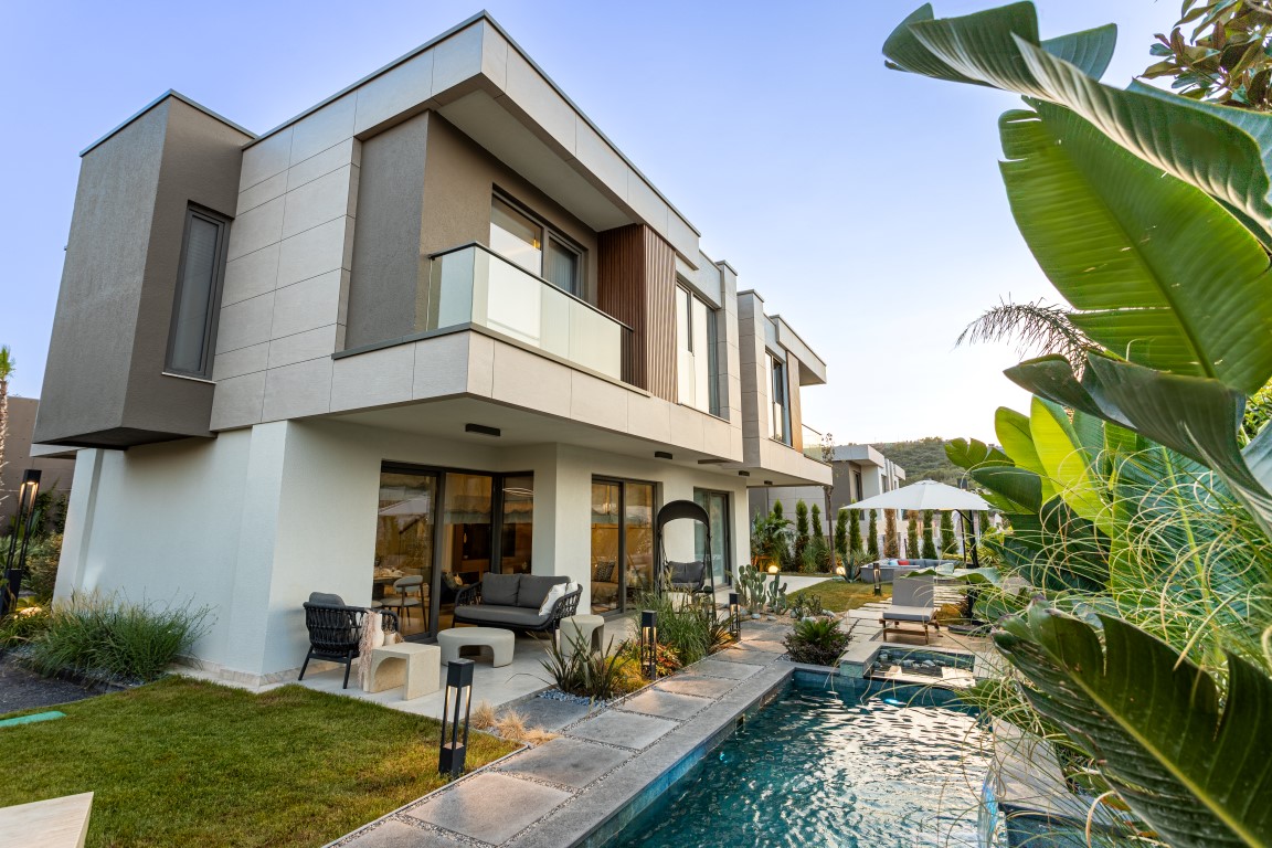 Просторные виллы в Бодруме с частным садом, бассейном и круглосуточной охраной. - Фото 37