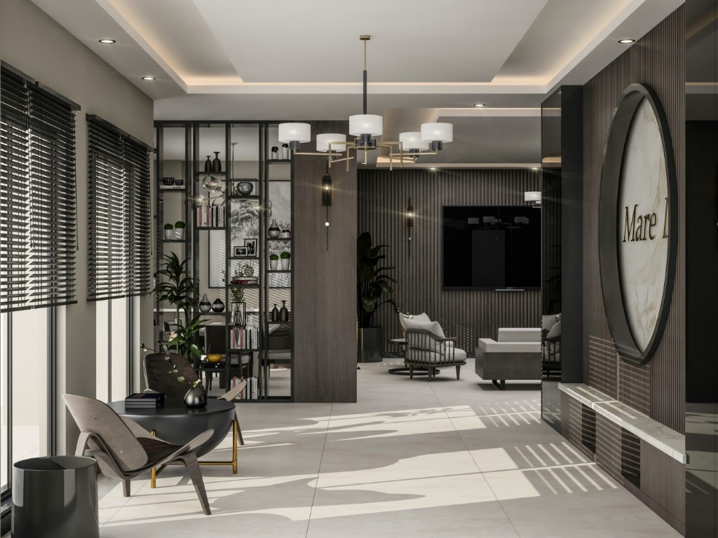 Современный жилой комплекс на стадии строительства в районе  Тосмур, Аланья. - Фото 23