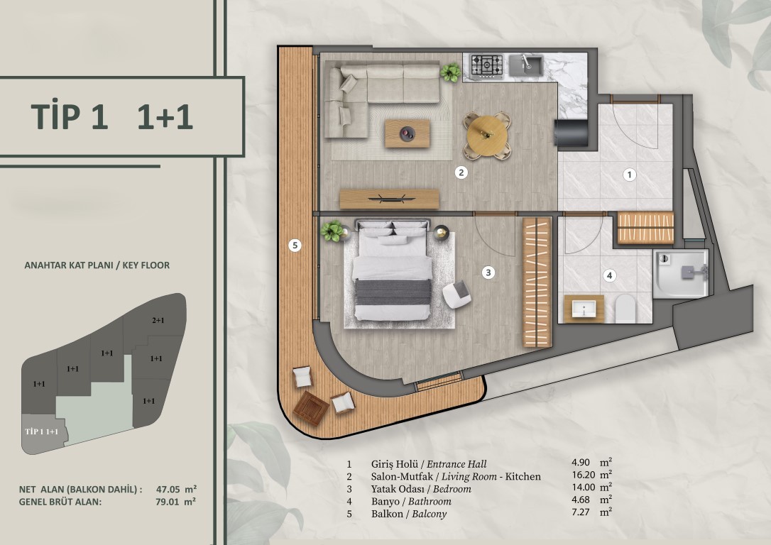 Новый проект современного жилого комплекса в районе Бешикташ Стамбул. - Фото 21