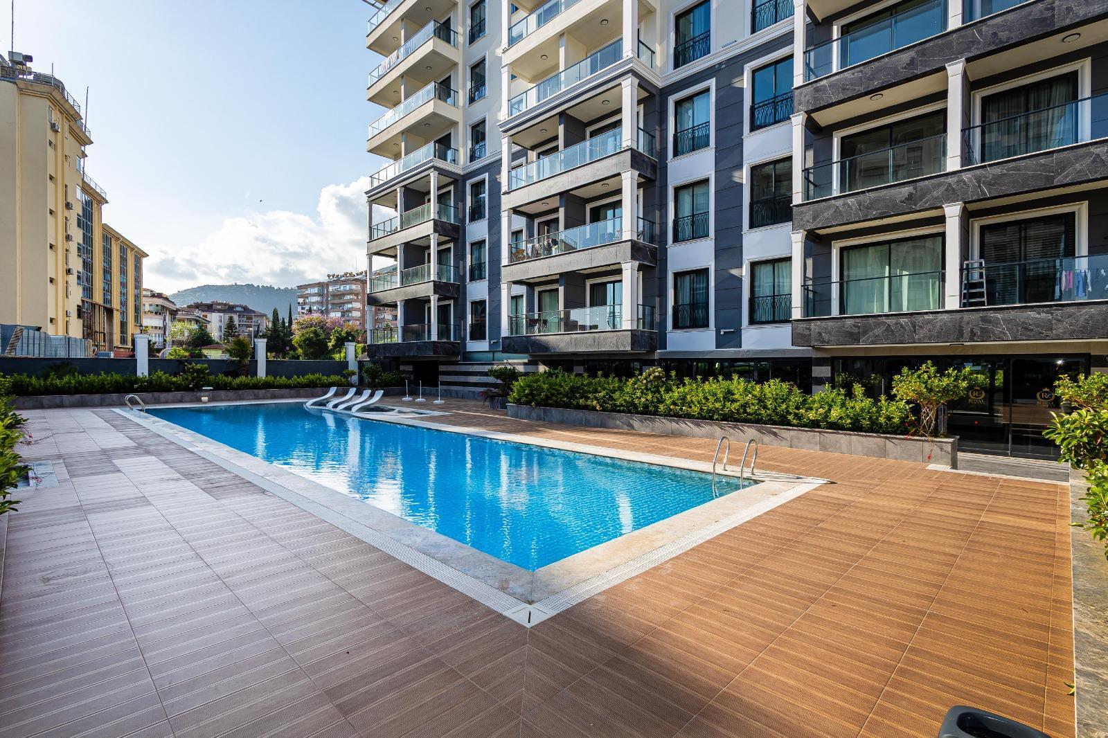 Двухуровневый пентхаус планировкой 3+1 с видом на Кале в районе пляжа Клеопатра.  - Фото 28