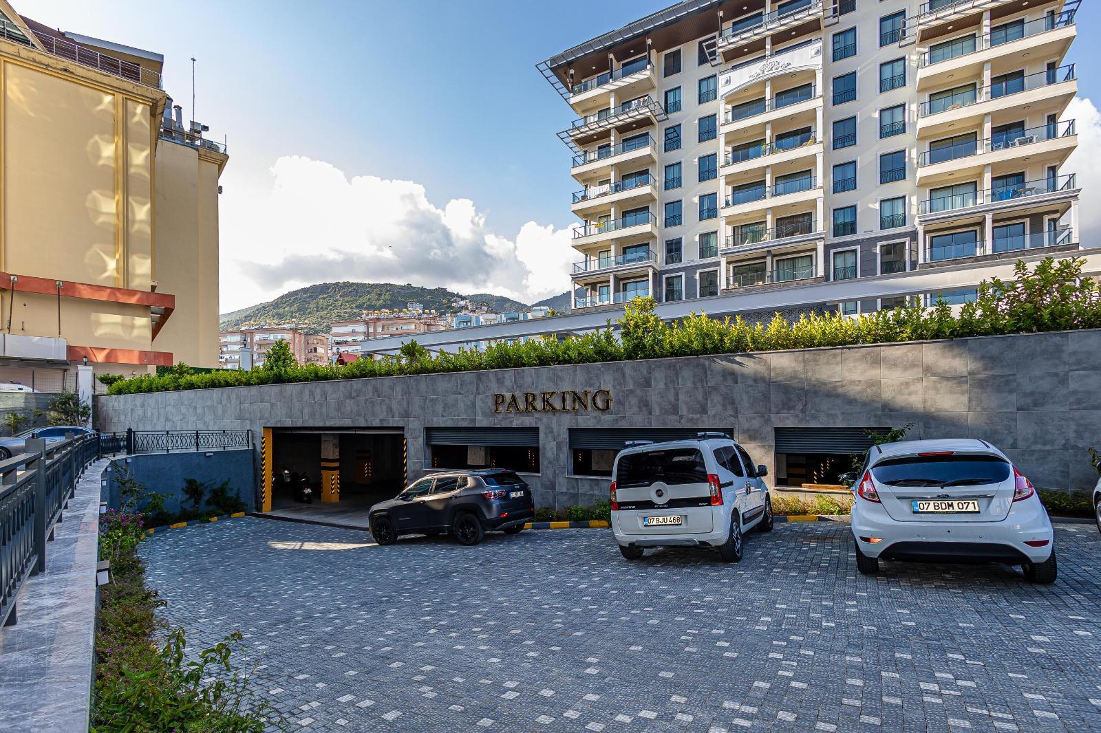 Двухуровневый пентхаус планировкой 3+1 с видом на Кале в районе пляжа Клеопатра.  - Фото 37