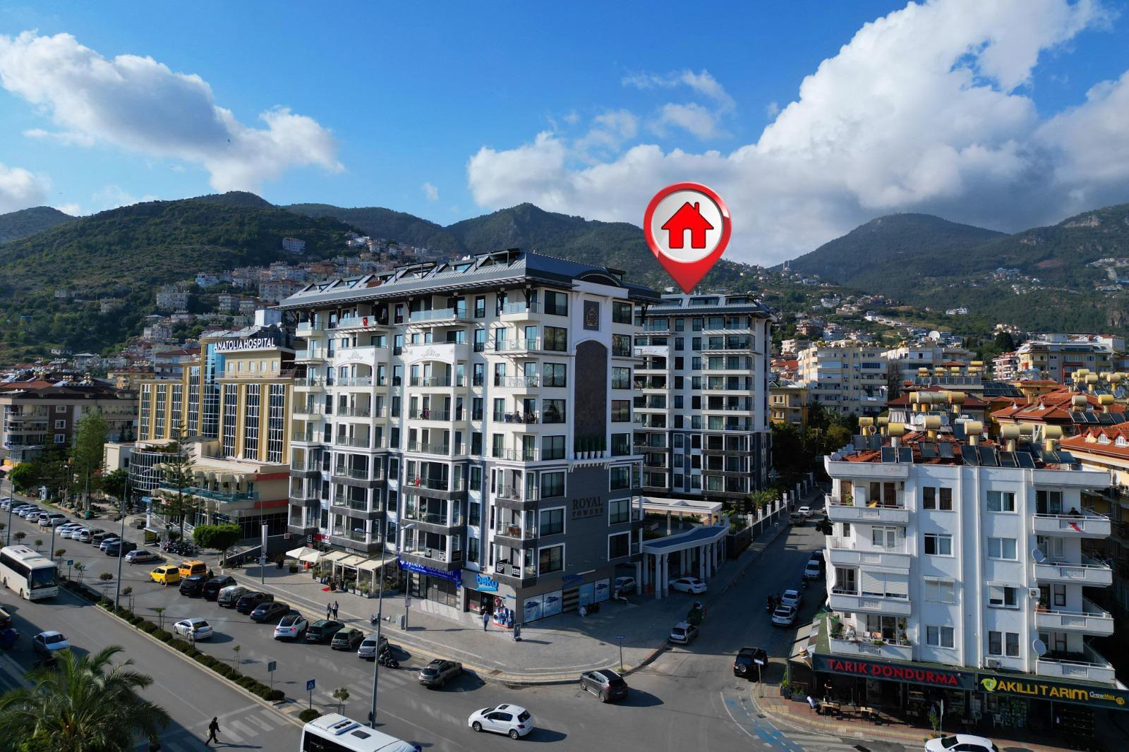 Двухкомнатная  квартира в новом современном жилом комплексе района пляжа Клеопатра.  - Фото 27