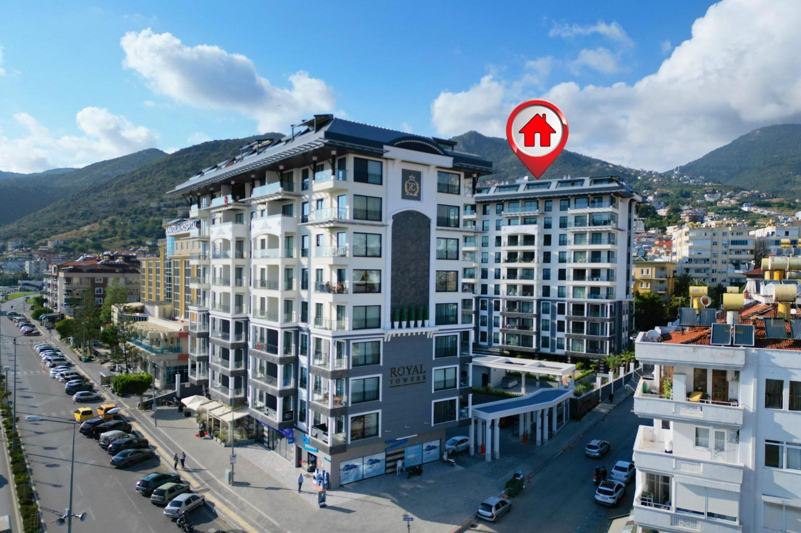 Двухкомнатная  квартира в новом современном жилом комплексе района пляжа Клеопатра.  - Фото 26