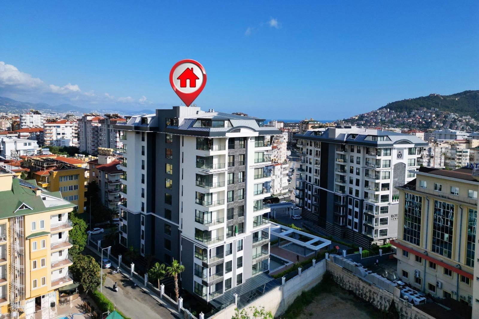 Двухкомнатная  квартира в новом современном жилом комплексе района пляжа Клеопатра.  - Фото 28