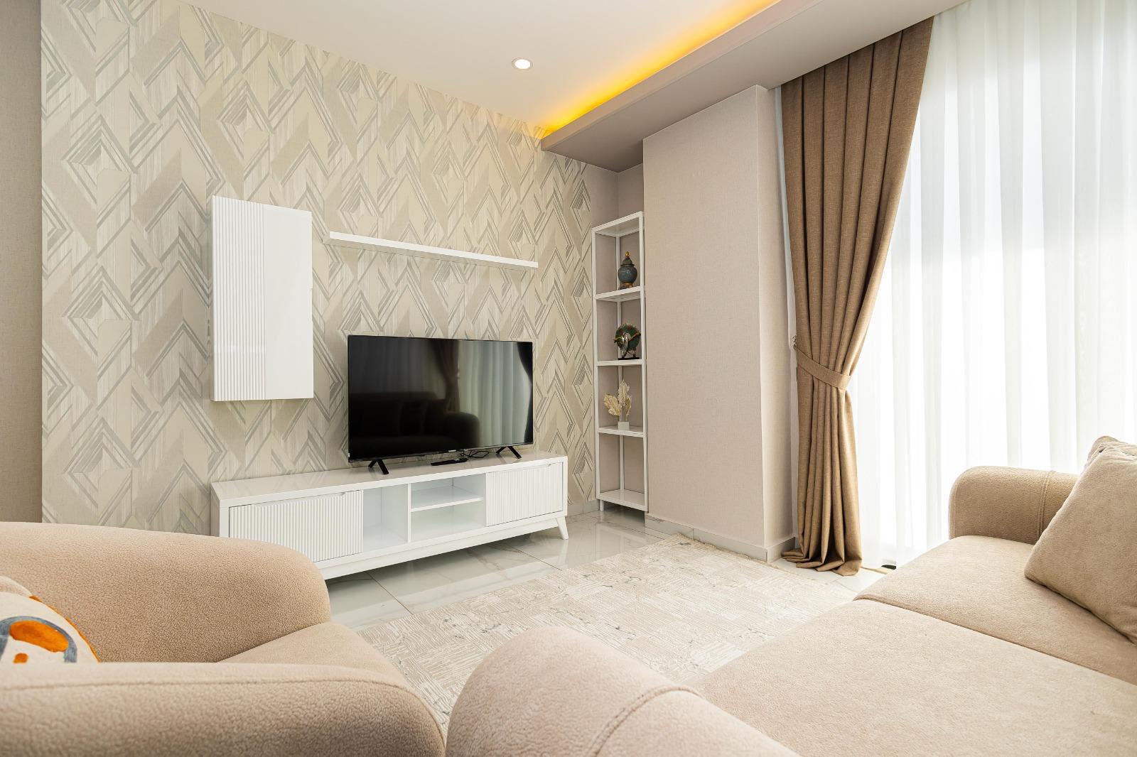 Двухкомнатная  квартира в новом современном жилом комплексе района пляжа Клеопатра.  - Фото 7