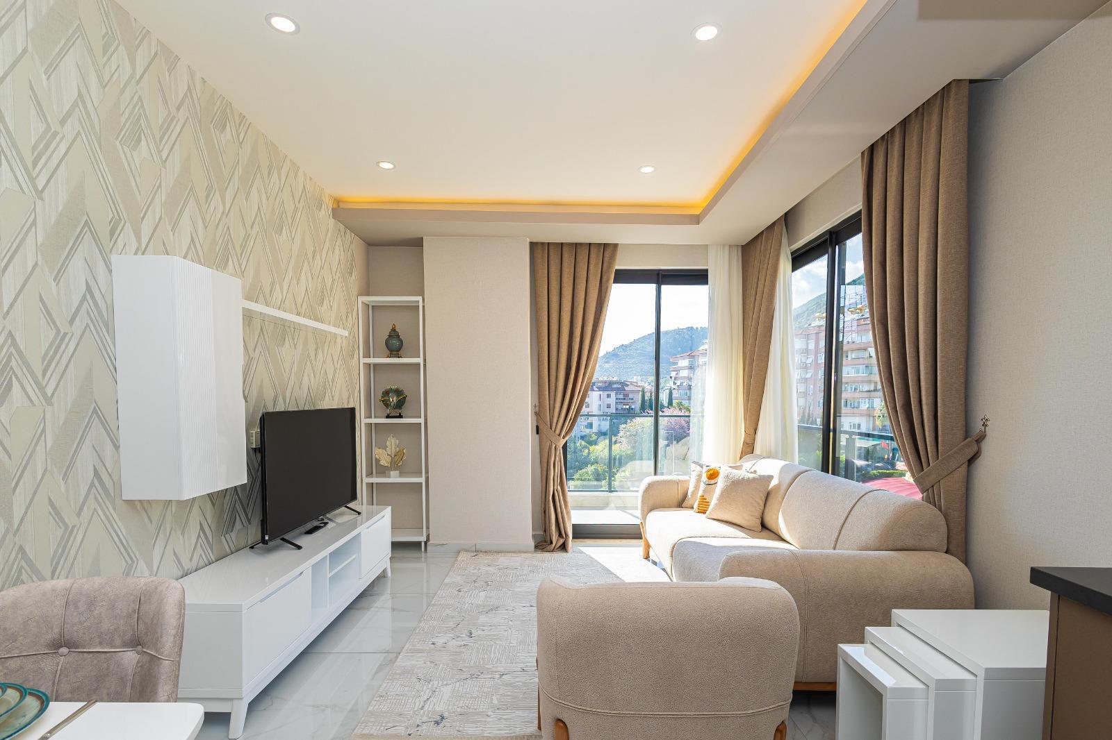 Двухкомнатная  квартира в новом современном жилом комплексе района пляжа Клеопатра.  - Фото 3