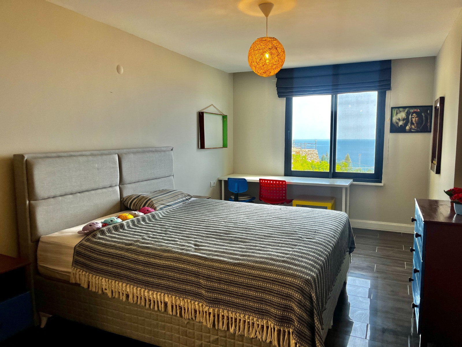 Просторная вилла с панорамным видом на море и крепость  - Фото 27