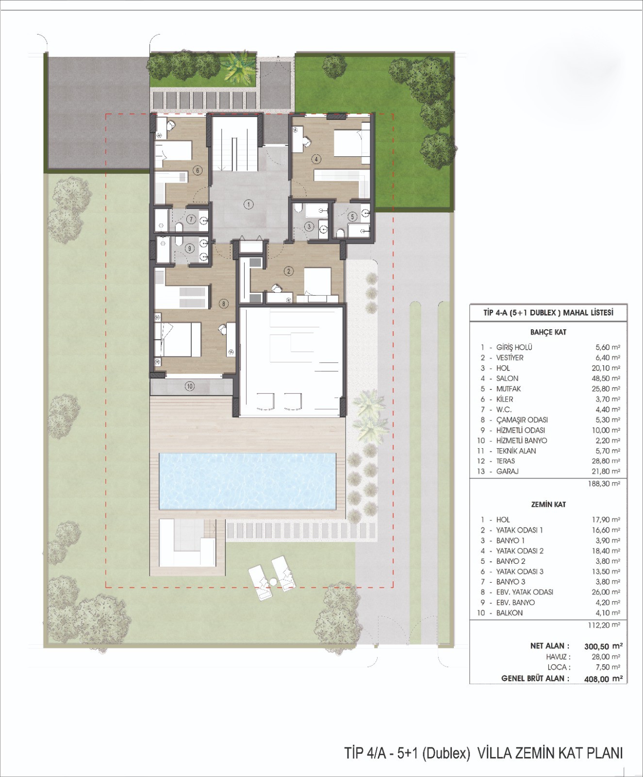 Комплекс роскошных вилл в районе Бюючекмедже Стамбул. - Фото 65