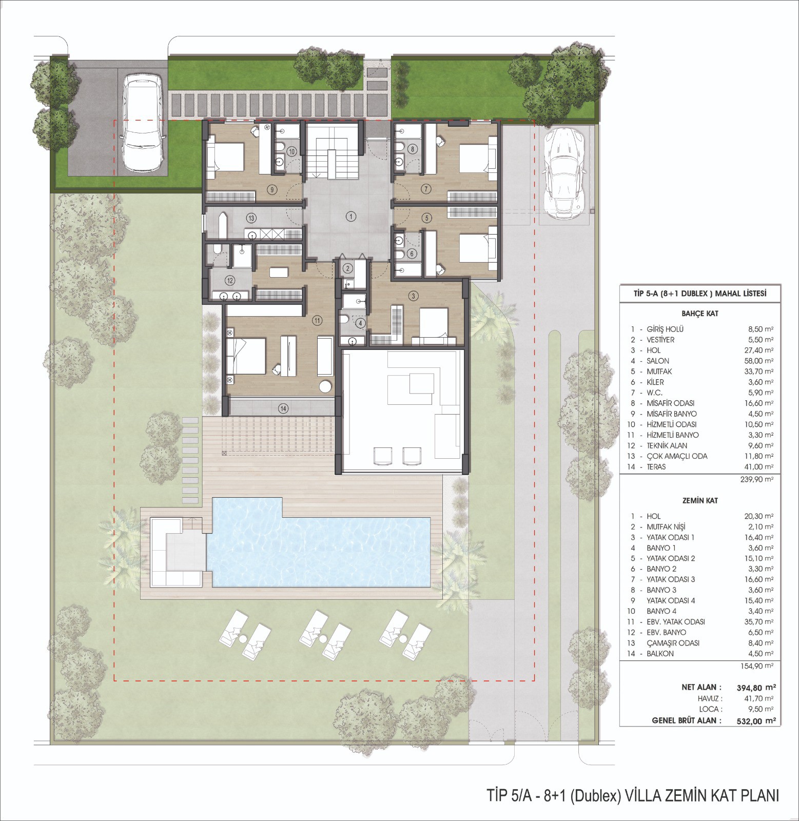Комплекс роскошных вилл в районе Бюючекмедже Стамбул. - Фото 74