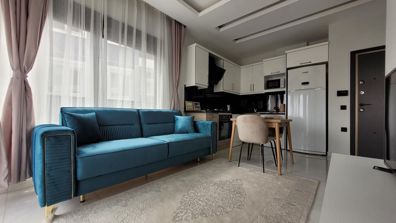 Двухкомнатная мебелированная квартира в районе Оба Аланья.  - Фото 2