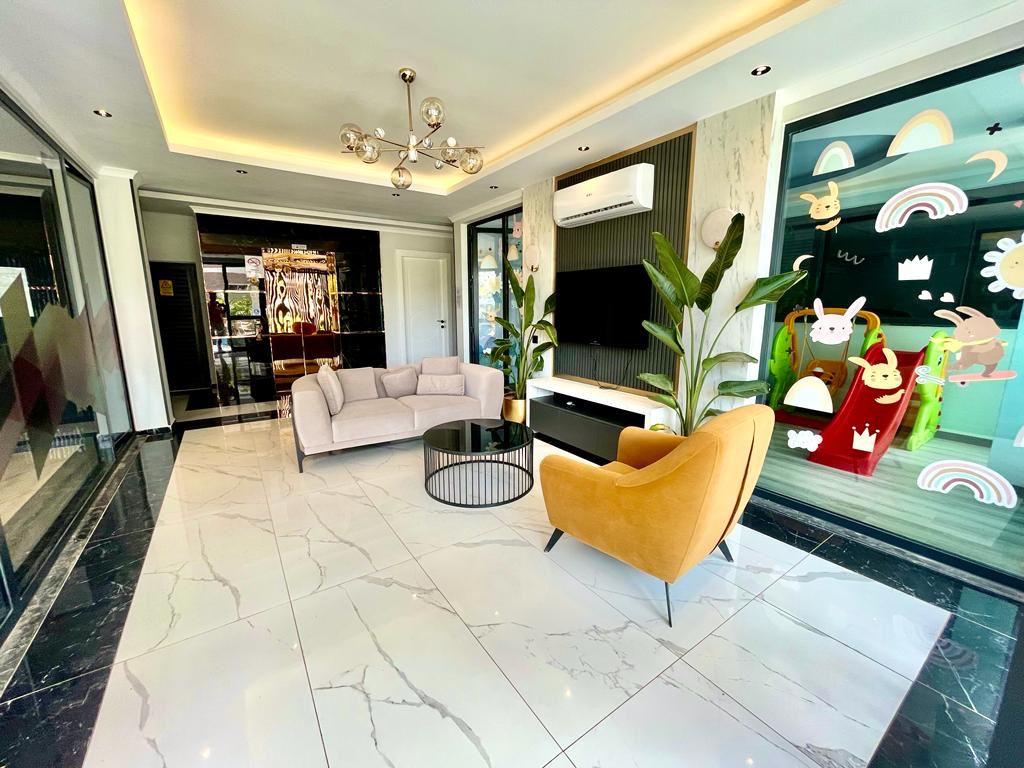 Двухкомнатная мебелированная квартира в районе Оба Аланья.  - Фото 15