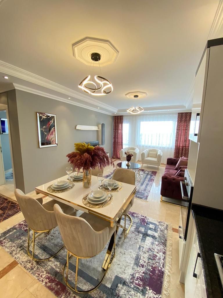 Просторная мебелированная квартира в районе Тосмур Аланья.  - Фото 2