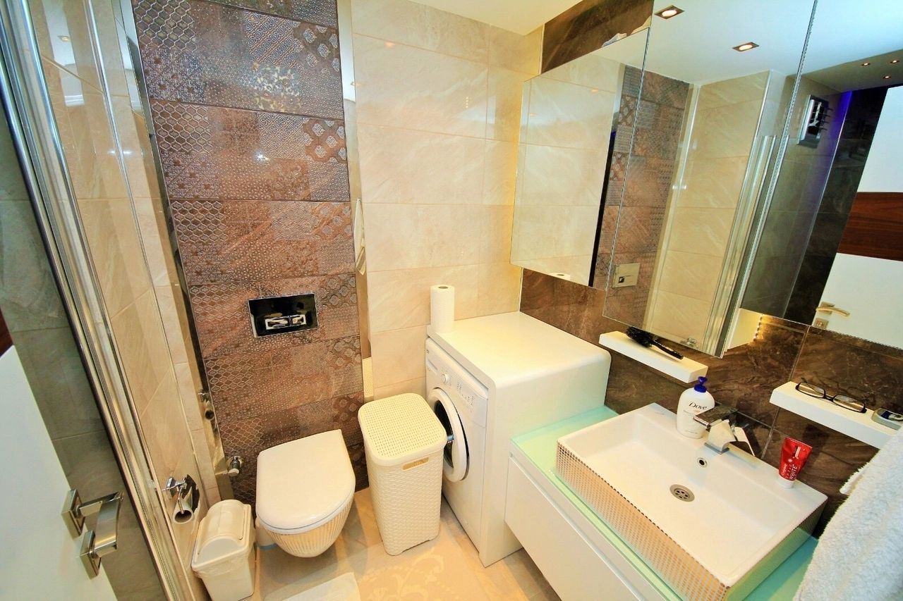 Двухкомнатная мебелированная квартира в районе знаменитого пляжа Клеопатра.  - Фото 10