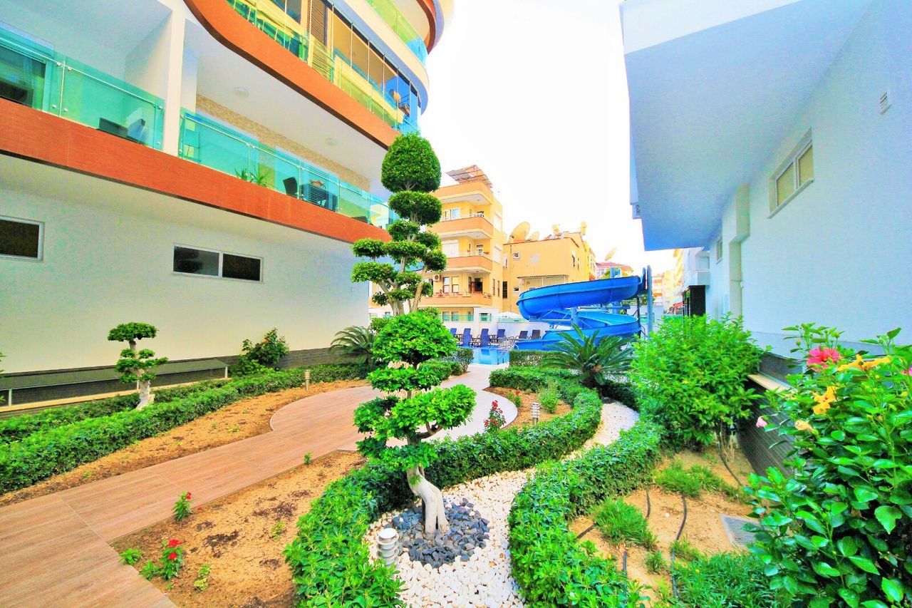 Двухкомнатная мебелированная квартира в районе знаменитого пляжа Клеопатра.  - Фото 20