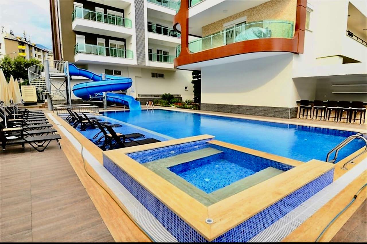 Двухкомнатная мебелированная квартира в районе знаменитого пляжа Клеопатра.  - Фото 23