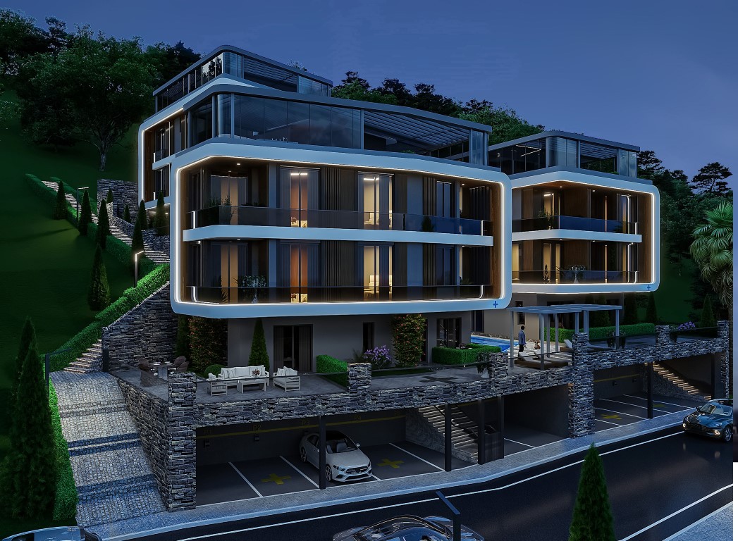 Ультра-люкс на вершине истории — новый проект в Аланье, в районе крепости. - Фото 11