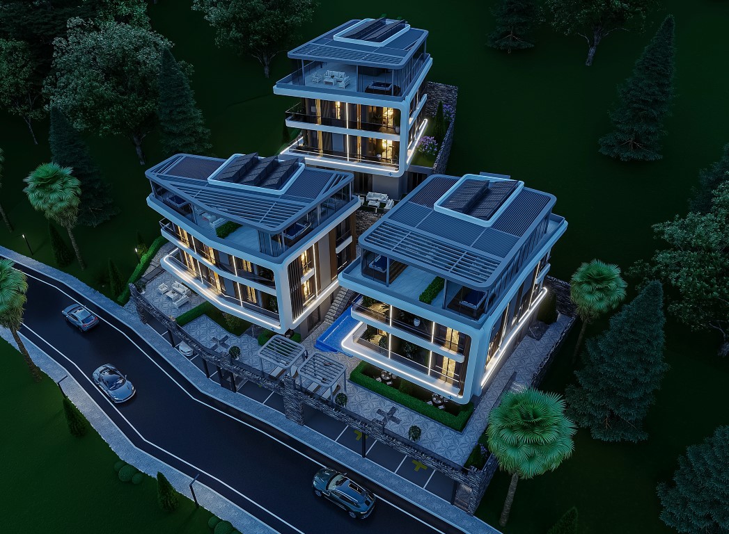 Ультра-люкс на вершине истории — новый проект в Аланье, в районе крепости. - Фото 12