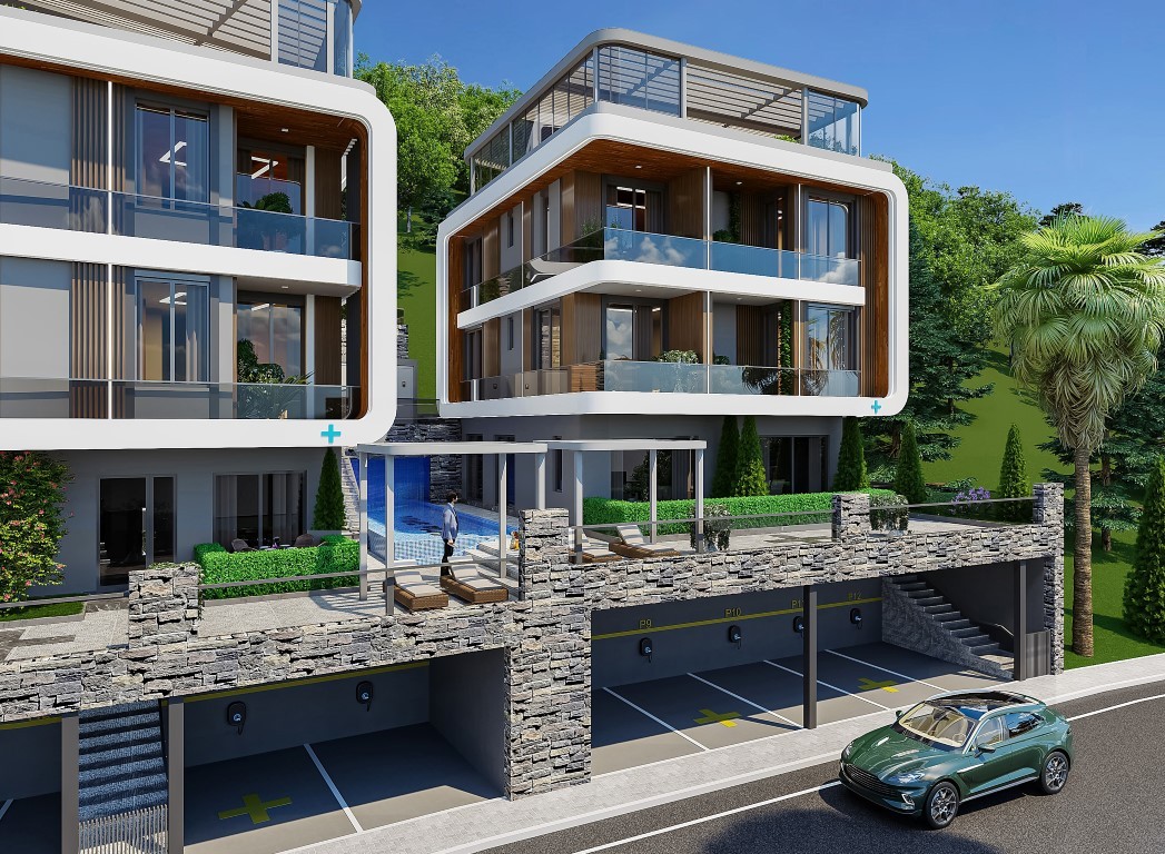 Ультра-люкс на вершине истории — новый проект в Аланье, в районе крепости. - Фото 3