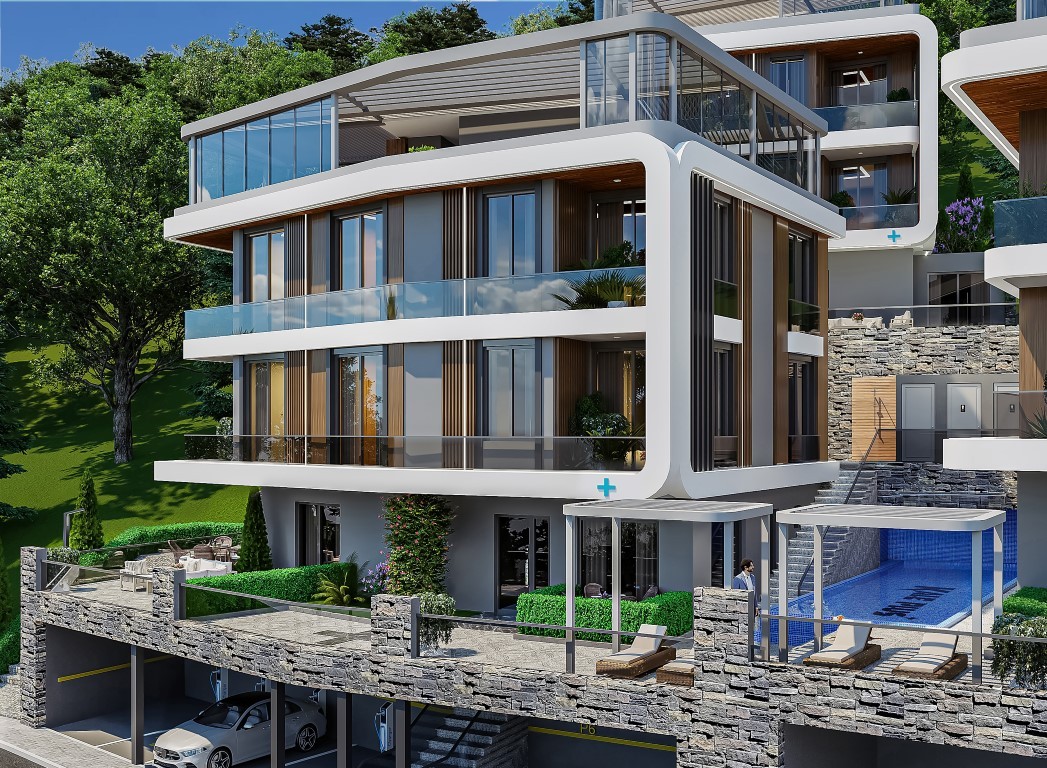 Ультра-люкс на вершине истории — новый проект в Аланье, в районе крепости. - Фото 4