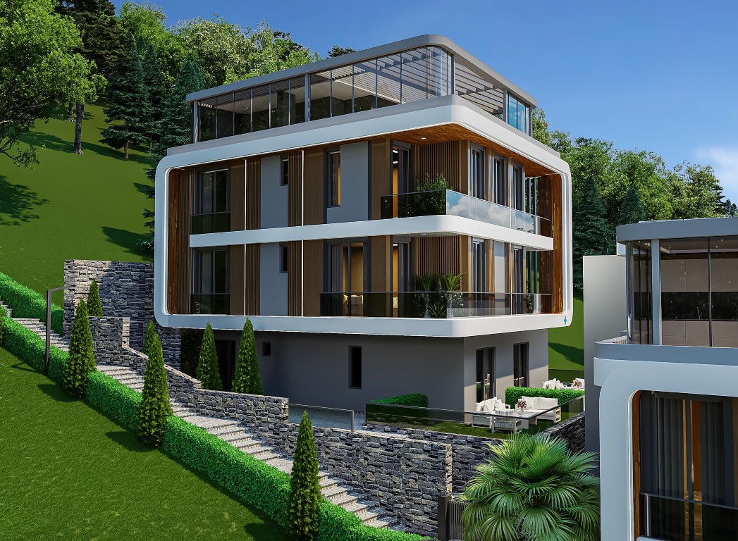 Ультра-люкс на вершине истории — новый проект в Аланье, в районе крепости. - Фото 5