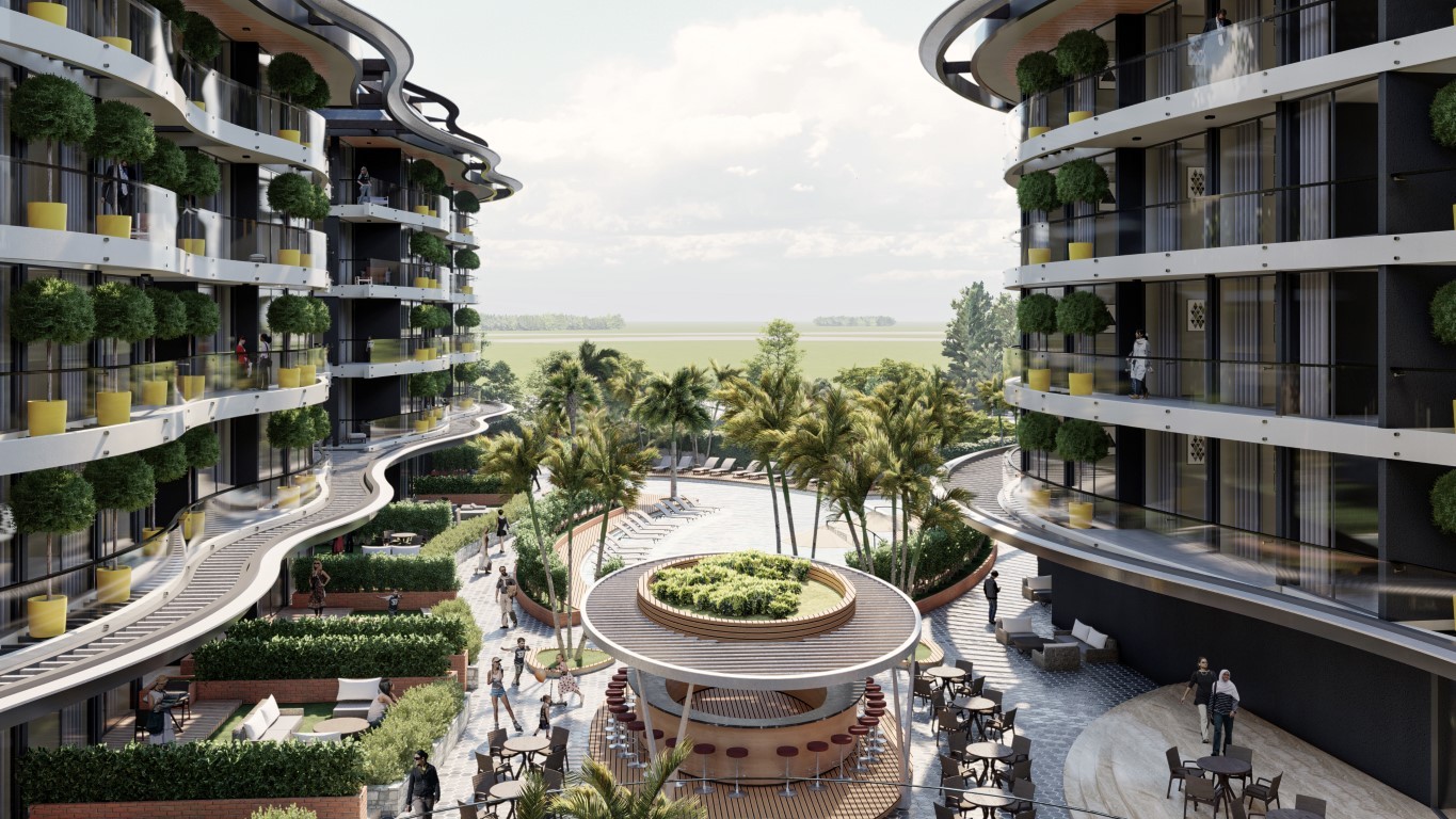 Современный жилой комплекс в европейском районе Оба в шаговой доступности до моря. - Фото 5