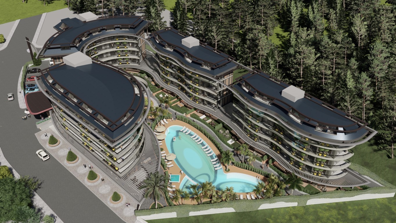 Современный жилой комплекс в европейском районе Оба в шаговой доступности до моря. - Фото 7