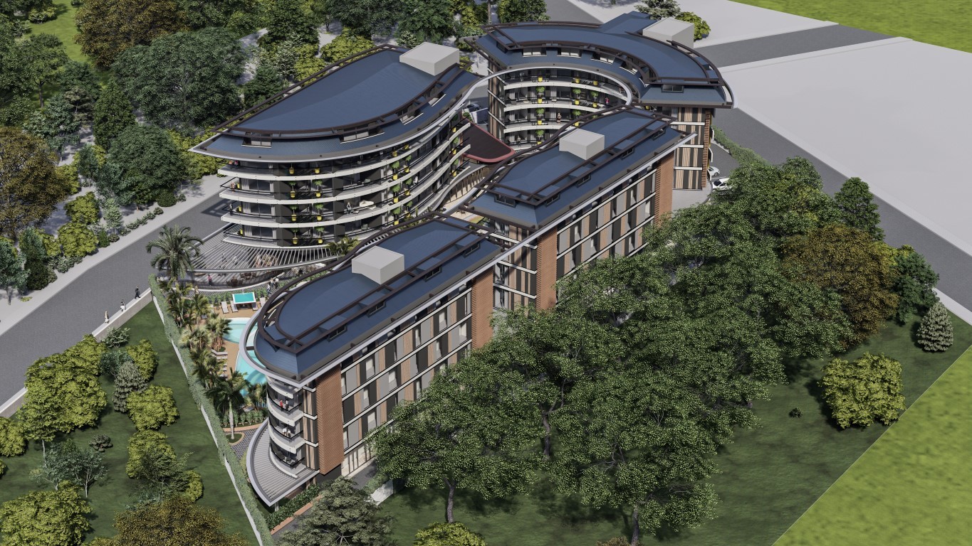 Современный жилой комплекс в европейском районе Оба в шаговой доступности до моря. - Фото 8