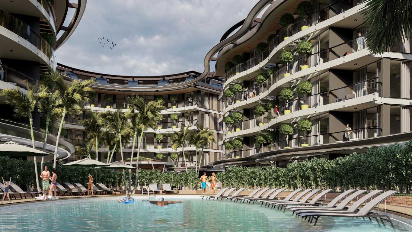 Современный жилой комплекс в европейском районе Оба в шаговой доступности до моря. - Фото 3