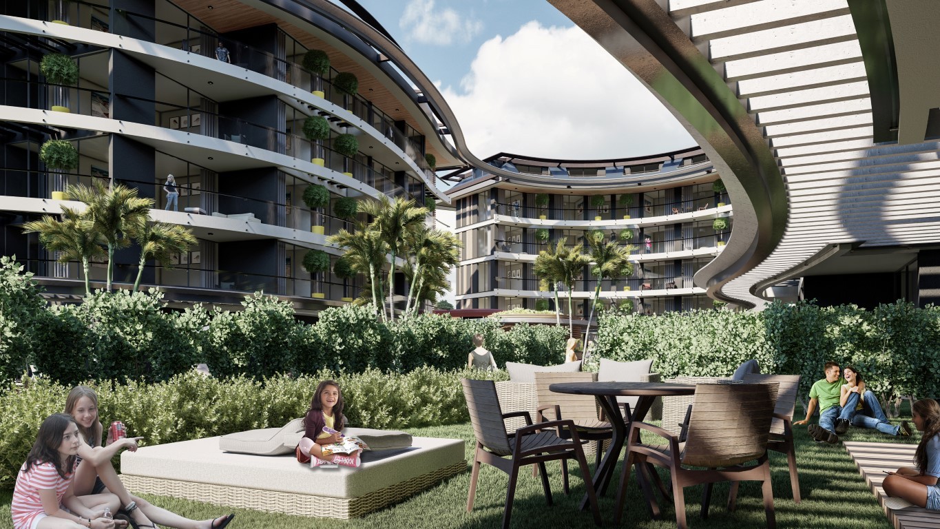 Современный жилой комплекс в европейском районе Оба в шаговой доступности до моря. - Фото 4