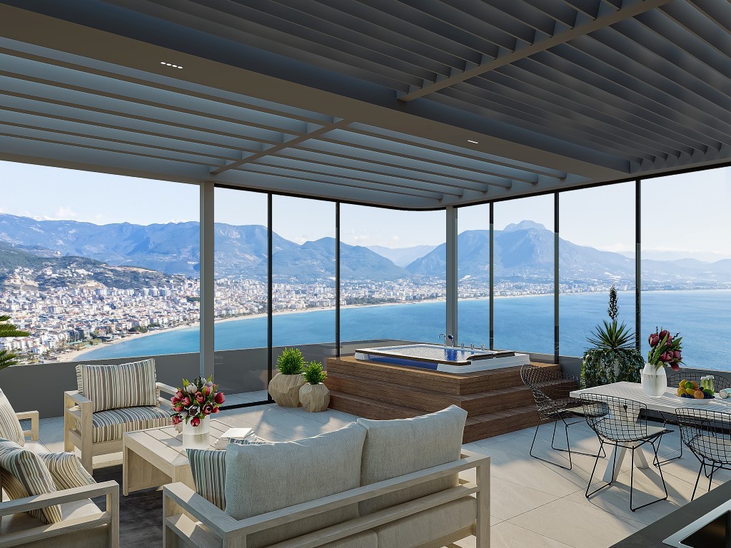 Ультра-люкс на вершине истории — новый проект в Аланье, в районе крепости. - Фото 34