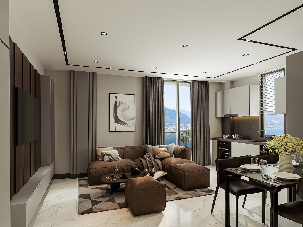 Ультра-люкс на вершине истории — новый проект в Аланье, в районе крепости. - Фото 26