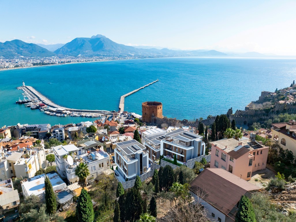 Ультра-люкс на вершине истории — новый проект в Аланье, в районе крепости. - Фото 19