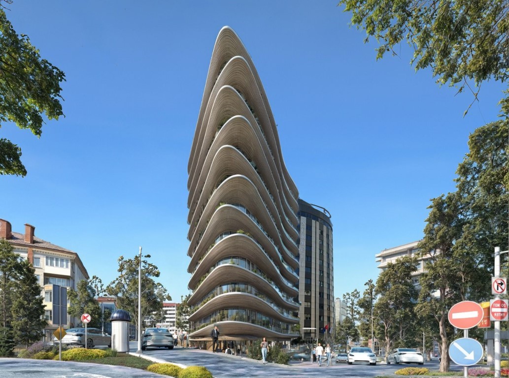 Новый проект современного жилого комплекса в районе Бешикташ Стамбул.