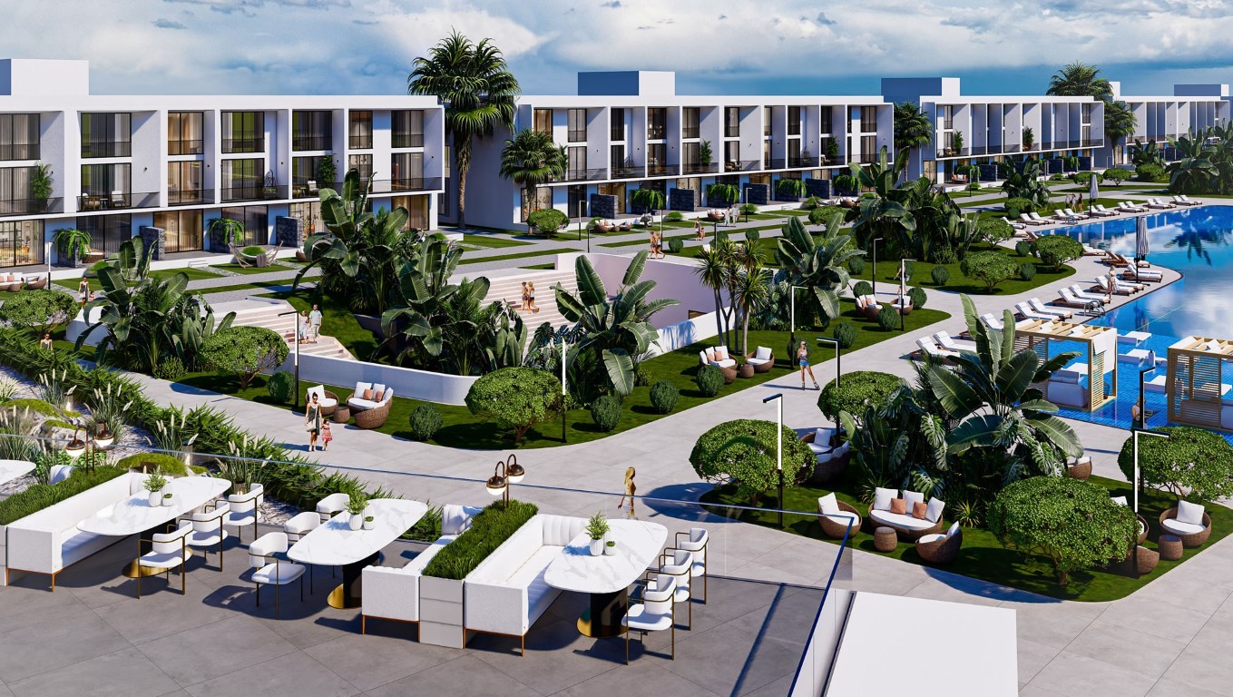 Садовый дуплекс в Искеле, Северный Кипр – идеален для жизни и отдыха. - Фото 3