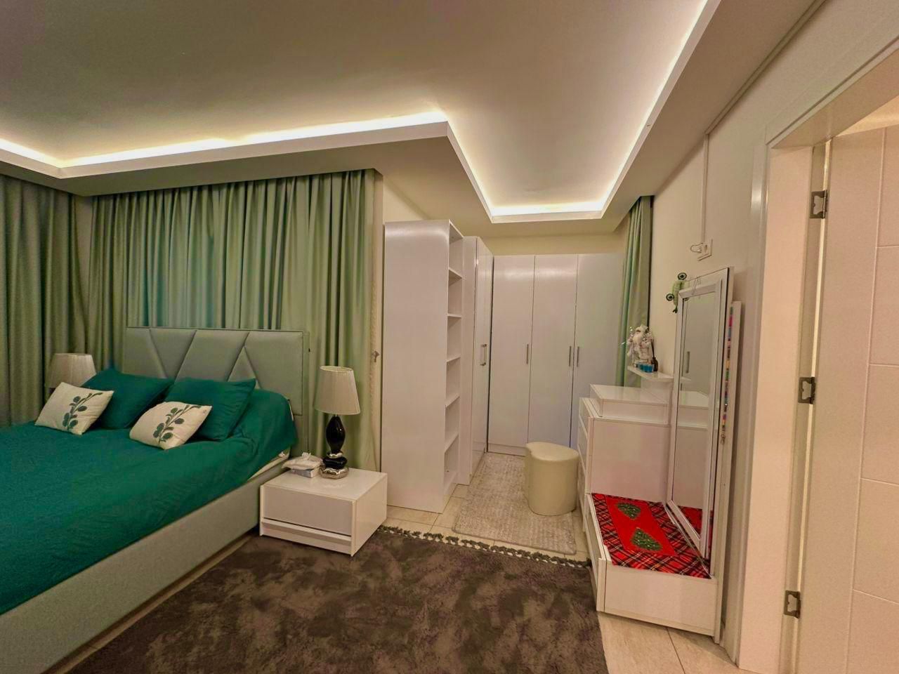 Просторная мебилированная квартира планировкой 2+1 в районе Оба Аланья  - Фото 11