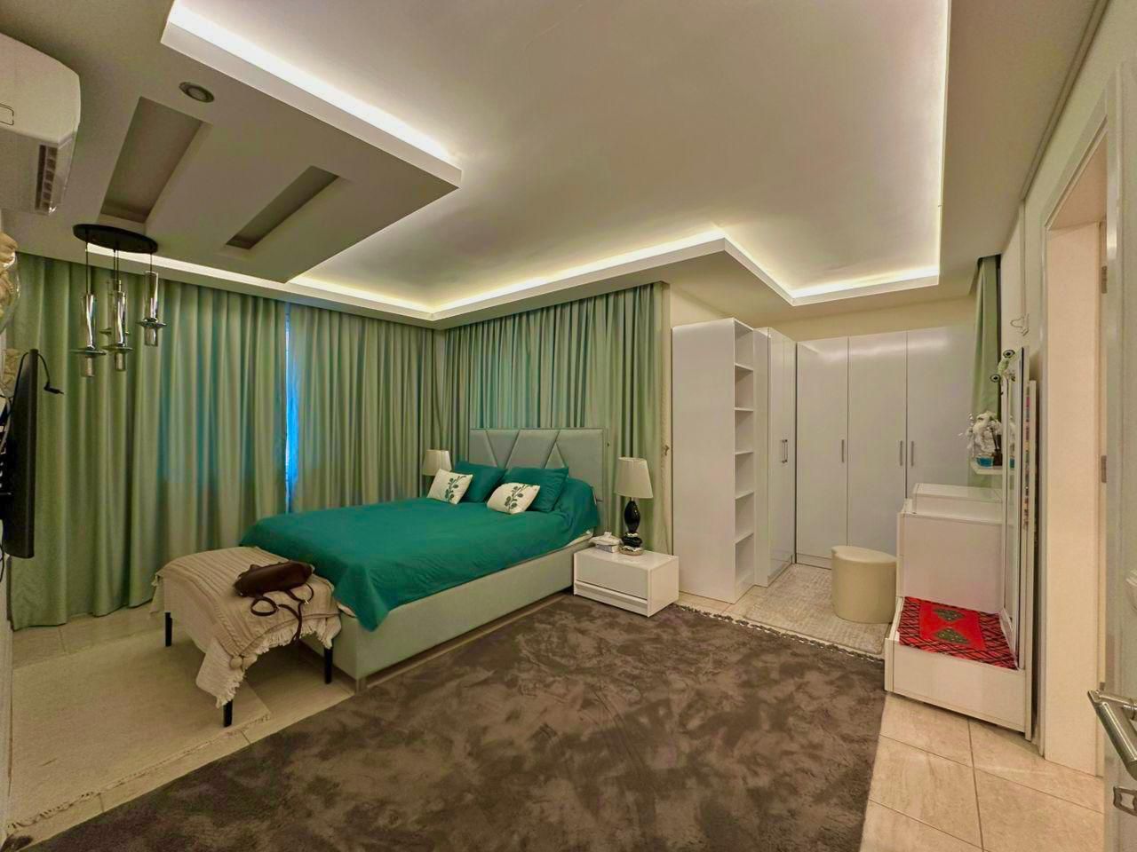 Просторная мебилированная квартира планировкой 2+1 в районе Оба Аланья  - Фото 13