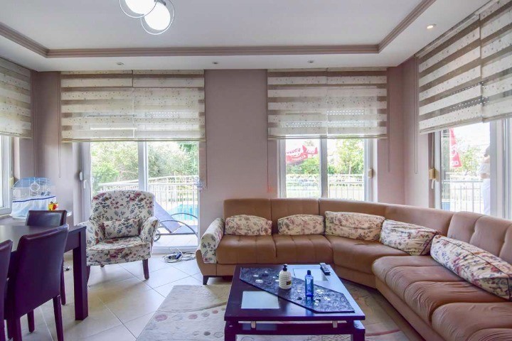 Меблированная вилла 4+1 с бассейном и садом в Конаклы, Аланья. - Фото 18