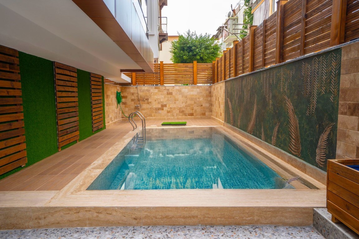 Жизнь у моря начинается здесь — квартира 1+1 рядом с пляжем Клеопатра Аланья.  - Фото 9