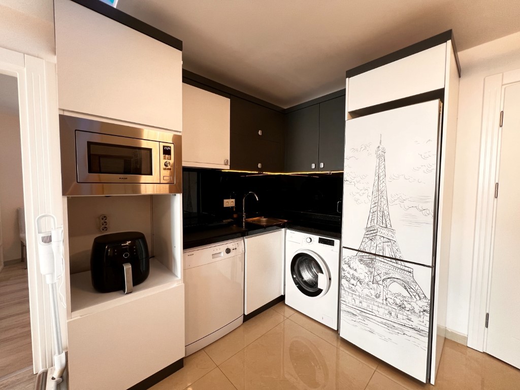 Жизнь с видом на Средиземное море — квартира 2+1 в районе  Каргыджак Аланья.  - Фото 18