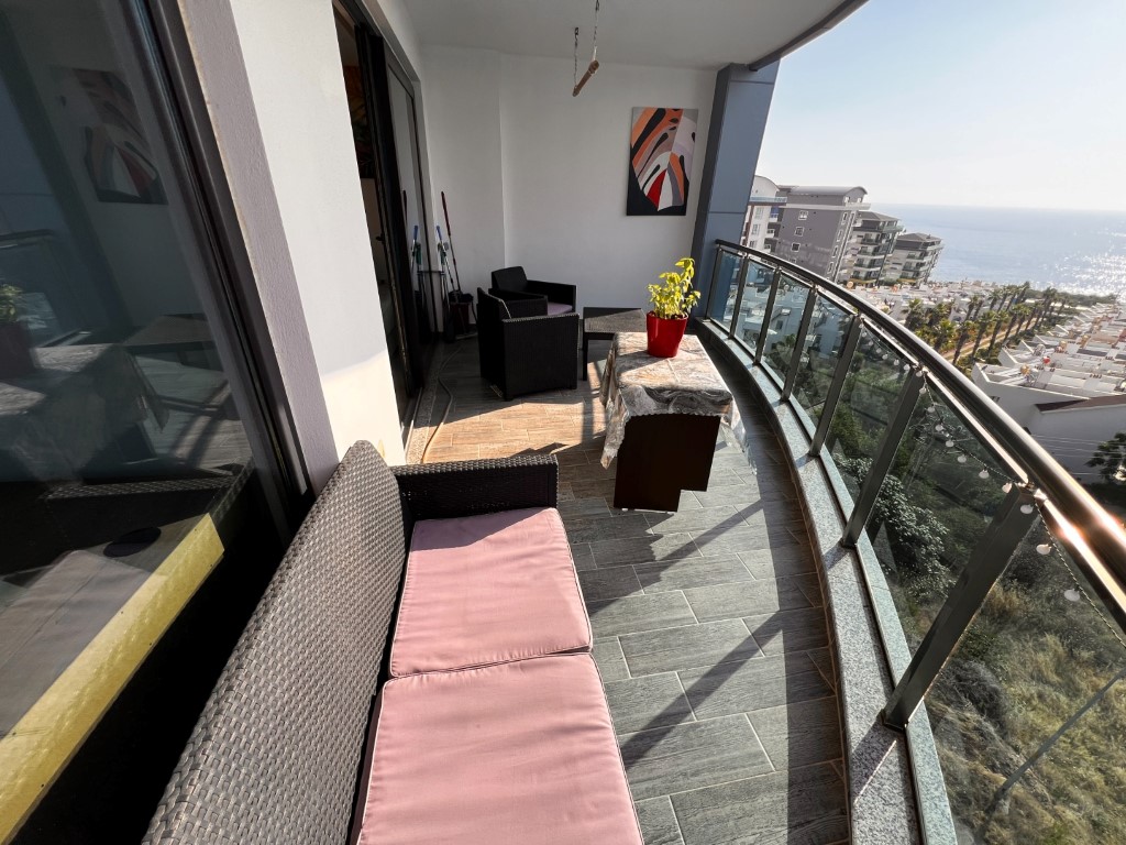 Жизнь с видом на Средиземное море — квартира 2+1 в районе  Каргыджак Аланья.  - Фото 26