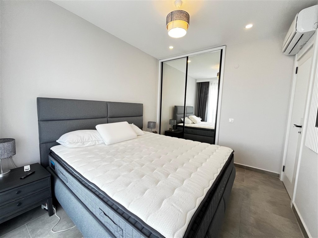 Уютные апартаменты у пляжа Клеопатра с видом на море — центр Аланьи. - Фото 11