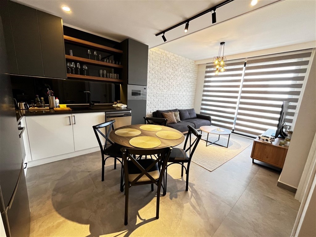 Уютные апартаменты у пляжа Клеопатра с видом на море — центр Аланьи. - Фото 3