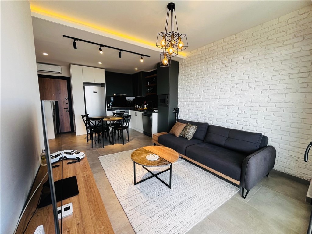 Уютные апартаменты у пляжа Клеопатра с видом на море — центр Аланьи. - Фото 5