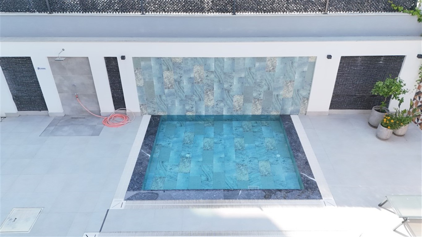 Уютные апартаменты у пляжа Клеопатра с видом на море — центр Аланьи. - Фото 36