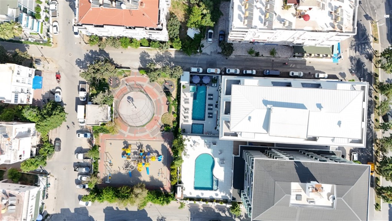 Уютные апартаменты у пляжа Клеопатра с видом на море — центр Аланьи. - Фото 39