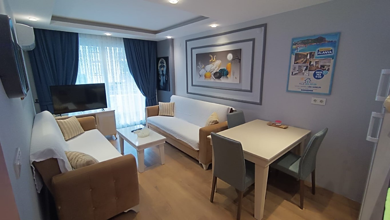 Уютная квартира планировкой 1+1 в районе Оба Аланья.  - Фото 3