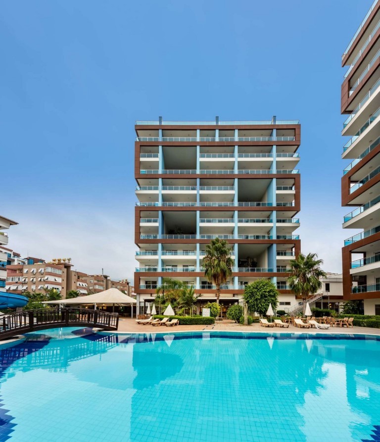 Квартира у моря в Аланье – 1+1 в районе Джикджилли. 