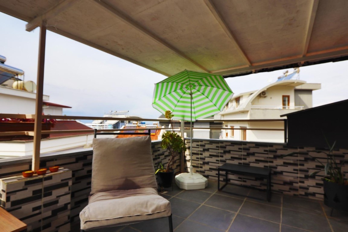 Просторная мебелированная вилла планировкой  5+1  в районе Каргыджак Аланья. - Фото 20