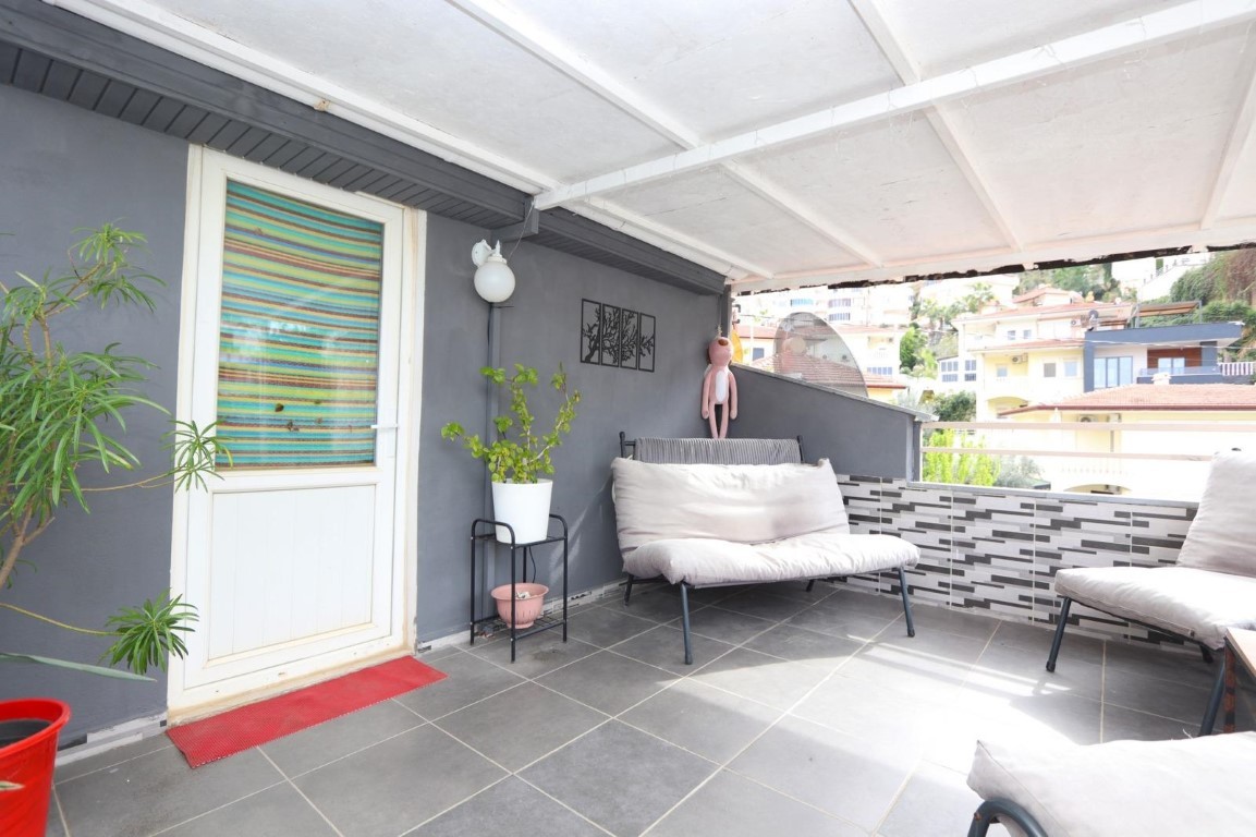 Просторная мебелированная вилла планировкой  5+1  в районе Каргыджак Аланья. - Фото 22