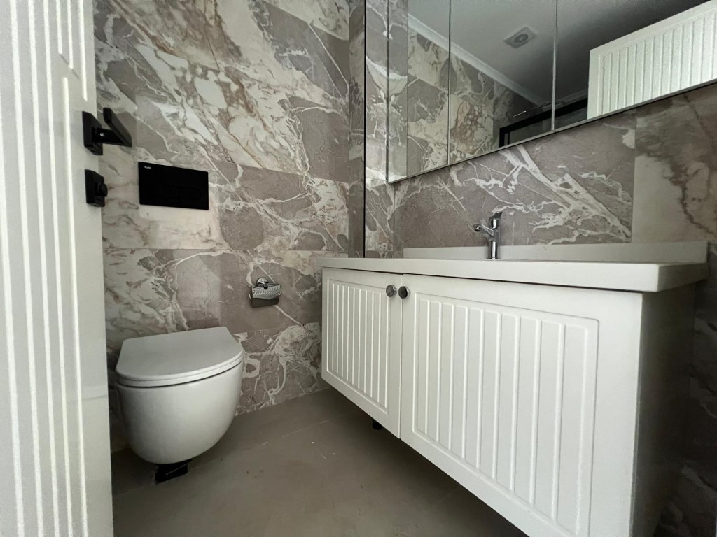 Просторная квартира планировкой 2+1 в районе пляжа Клеопатра Аланья. - Фото 31